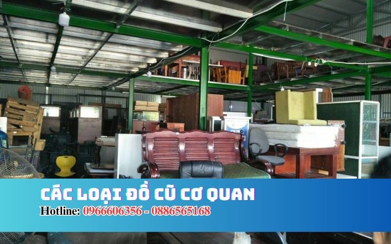 Các loại đồ cũ cơ quan được Thanh Ngọc thu mua