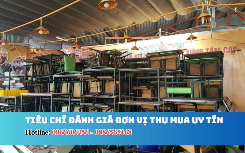 Tiêu chí đánh giá đơn vị thu mua đồ cũ cơ quan uy tín