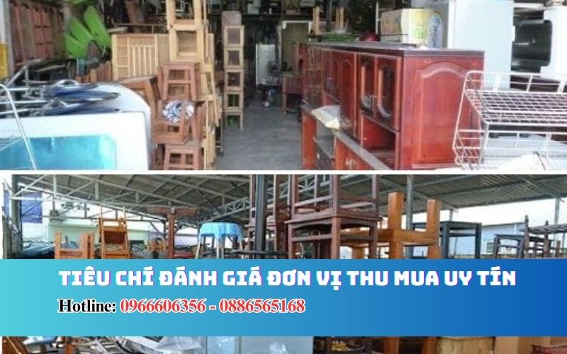 Tiêu chí lựa chọn đơn vị thu mua uy tín 